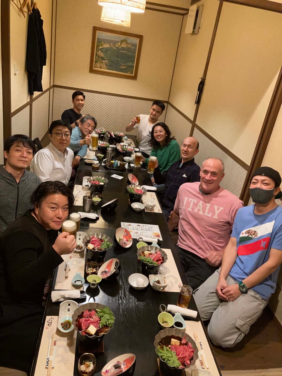 諾瓦日本團隊晚餐